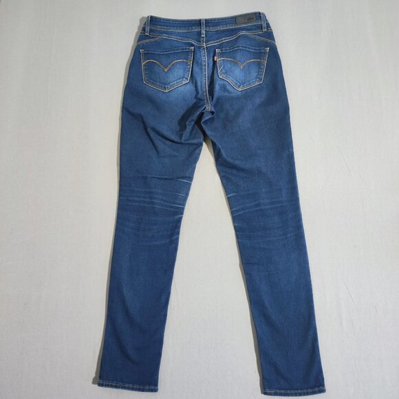 Levi's jeans women's size W26/L32 denim blue colour slim fit straight leg jeans - Picture 3 of 13